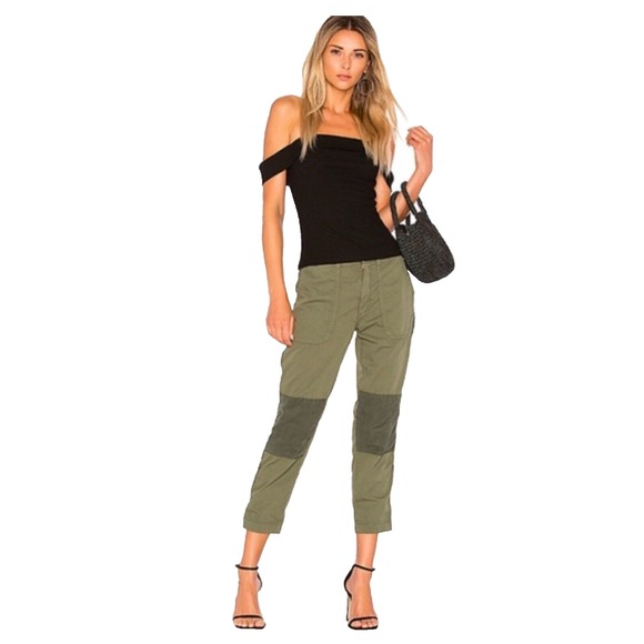 Olive Green Women's Cargo Pants - Picture 16 of 16